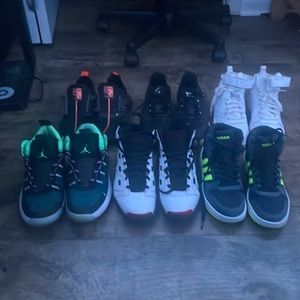 6 Shoes (Nike,Jordan,Addidas) Size6-6.5